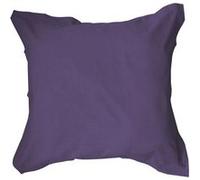 Taie oreiller 100% coton 57 fils coloris deep purple 50x70