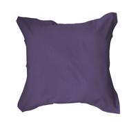 Taie oreiller 100% coton 57 fils coloris deep purple 75x75