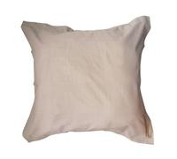Taie oreiller 100% coton 57 fils coloris mastic 75x75