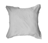 Taie oreiller 100% coton 57 fils coloris zinc 75x75