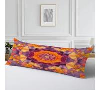 Taie Oreiller 30x90 Nordique Housse de Coussin Mandala Pillow Case, Cod427 | Taie de Traversin 90 cm Housse Traversin Améliorer Sommeil Qualité Coussin de Grossesse pour Canapé Salon Chambre Lit