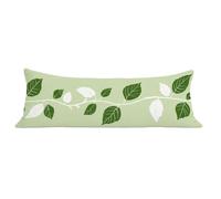 Taie Oreiller 50x150 cm Moutarde Taie de Traversin 150 cm Feuille Protege Oreiller, Velours Rectangulaire Housse Coussin avec Fermeture Eclair Invisible Pillow Case pour Decoratif Canape Lit dg-426