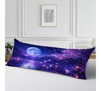Taie Oreiller 60x180 Ciel étoilé Housse Coussin Skyline Pillow Case, Cod508 | Taie de Traversin 180 cm Housse Traversin Améliorer Sommeil Qualité Coussin de Grossesse pour Canapé Salon Chambre Lit