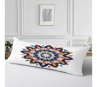 Taie Oreiller 60x180 Mandala Housse de Coussin Fleurs Pillow Case, Cod439 | Taie de Traversin 180 cm Housse Traversin Améliorer Sommeil Qualité Coussin de Grossesse pour Canapé Salon Chambre Lit