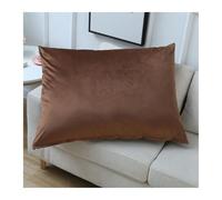 Taie Oreiller en Velours Côtelé 50x70 Lot de 2 Taie D'oreiller 40x60 Coton Polyester Couverture Oreiller 40x70 Housse Coussin Canapé Housse de Coussin 60x80 Rectangle Throw Pillow Covers(Coffee,40x70