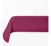 Taies de traversin 85x185 cm 100% Coton, Lot de 2, Fuchsia, Douces, résistantes et Respirantes, Home Linge Passion