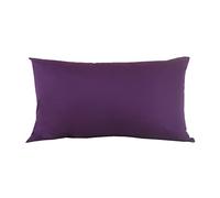 Taies d'oreiller de Couchage en Coton Literie de Couleur Unie pour taie d'oreiller Longue en sergé de Maison d'hôtel 2 pièces,W,60x60cm