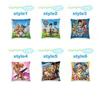 Taies d'oreiller de la série Paw Patrol pour canapé, chambre à coucher, tour de taille de voiture. Taies d'oreiller imprimées sur le thème de Paw Patrol, idéales pour la décoration de fête, Nouvel An