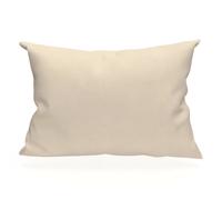 TaieTaie d'oreiller rectangle US 50x75 cm en coton uni 57 Fils SOLEIL D'OCRE écru