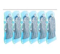 TAILI Sacs de Rangement sous Vide Suspendus pour vêtements, 6 Jumbo, Bluè