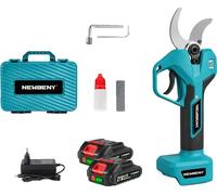 Taille-arbres électriques, moteur sans balais, conception ergonomique, kit de 2 batteries