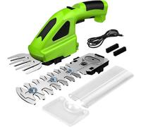 Taille-buis électrique à 2 lames, largeur de coupe 8,5 cm, vitesse de rotation 1 100 tr/min, batterie 2 000 mAh, pour le jardin