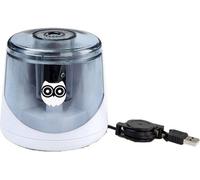 Taille-crayon automatique à batterie, blanc, pour enfants et artistes