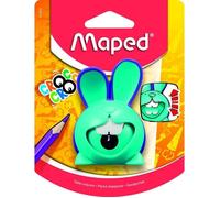 Taille-crayon avec réservoir - MAPED - Croc Croc Innovation - 1 trou - Réservoir intégré - Forme lapin - Dents mobiles