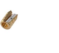 M&R Taille-crayon GRANATE simple en laiton avec trou