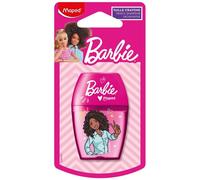 Maped - Taille-Crayons Barbie - Taillage Facile, Excellente Prise en Main - Taille-Crayons 1 Trou avec Grande Réserve, Facile à Ouvrir - Licence Barbie Officielle