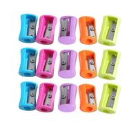Taille-Crayon Compact En Plastique Pour L'école Et Le Bureau - Durable, Léger, Couleur Aléatoire, Outil De Papeterie Essentiel