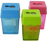 Taille-crayon double 228 M2 Pop couleurs assorties Paquet de 12 pièces