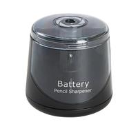 Taille-crayon électrique alimentation/arrêt automatique, alimenté par batterie, conteneur de copeaux transparents pour crayon automatique de 6.5mm à 8mm