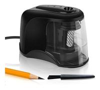 Taille-Crayon Électrique Avec Lame Hélicoïdale, Alimentation Usb, Grand Bac À Copeaux, Sécurité D'arrêt Automatique, Conception Antidérapante