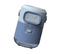 Taille-crayon électrique bleu | Outil de bureau automatique avec bac à copeaux transparent, 3 réglages de pointe, fonction d'arrêt automatique