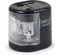 Taille-crayon électrique double PS12-USB, noir