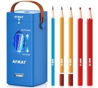 Taille-crayon électrique rechargeable, pour mines de 6,5 à 12 mm, couleur bleu ciel