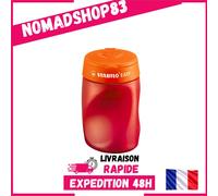 Taille-crayon ergonomique STABILO EASYsharpener orange droitier avec réservoir