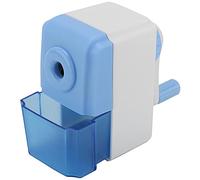 Taille-crayon manuel réglable, affûtage précis enfants | Épaisseur personnalisable, lames anti-blocage, bac transparent grande capacité, base antidérapante ABS, compatible crayons ju