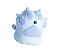 Taille-crayon manuel silencieux avec copeaux spacieux, Blue | Forme de bureau compacte, réceptacle intégré de capacité, entretien pratique des pour les étudiants