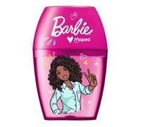 Maped - Taille-crayons Barbie - 1 trou, grande réserve, taillage facile - Licence officielle