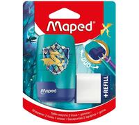Taille-crayons et gommes Connect Dragon - Maped - Outil duo