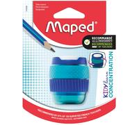 Maped Taille-crayons Kidy Learn Concentration 1 trou, réservoir grande capacité, Multicolore