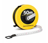 Taille de la capsule XXL, taille du ruban 50 mètres avec support, mètre ruban robuste et taille du ruban pour une mesure précise avec verrouillage, mètre ruban et mètre ruban avec système