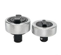 Taille de la paume pour mini liquet fabriquée à partir d'acier entier avec action réversible pour entraînement quart de pouce, trois huitièmes et demi pouces, noir argenté (1-4)