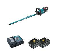 Taille-haie 18V 75cm DUH752Z + 2 batteries BL1850B 18V 5 Ah + 1 chargeur rapide DC18RC MAKITA