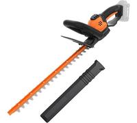 Taille-haie à batterie - Outil de jardinage - Taille-haie - Portable - Léger - Longueur de lame : 44 cm - Sans batterie ni chargeur - Avec protection dorsale - Pour scier - 20 V - 84,7 x 19,2 x 19,3 c