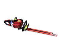Taille-haie à essence 650 W, coupe-haie portable avec lame double face en acier au manganèse de 56 cm, moteur 2 temps 22,5 cc pour parcs, jardins, écoles, autoroutes