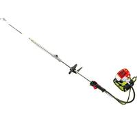 Taille-haie à essence, fonctionnalité 4 en 1, moteur puissant de 52 cm³, rouge