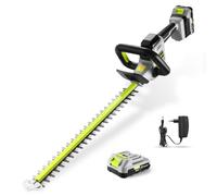 Taille Haie Batterie DEKOPRO 20V,52cm, 3000SPM, pour Haies et Arbustes | Double sécurité+2kg léger,prise en main simple,idéal pour femmes,seniors et débutants