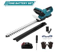 Taille Haie Batterie Sans Fil 21V 2000W Moteur 775 Puissant Coupe 550mm 15000RPM Taille-Haies Électrique Léger avec 1 Batterie