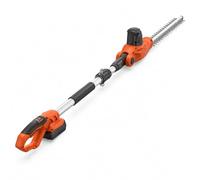 Taille-haie électrique 2-en-1 avec Lame en Acier à Double Tranchant, tête rotative et Perche télescopique pour Branches Hautes