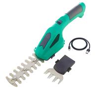Taille-haie électrique 2-en-1 - Lames interchangeables - Batterie rechargeable - Design ergonomique - Sécateur de jardin