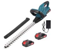 Taille Haie Electrique Batterie Nexalite 21V, 2 Batteries 2000 mAh | Double lame 48 cm, coupe 20 mm, moteur 18 500 tr/min, sans fil pour haies et arbustes