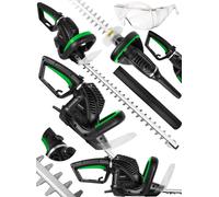 Taille-haie électrique MalTec 1800 W, longueur de coupe 61 cm, protection pour les mains, protection pour la lame et lunettes de protection