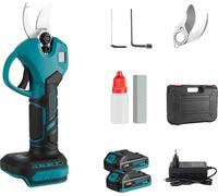 Taille-haie électrique, moteur sans balai, lames en acier fortement allié, 2 batteries, EU