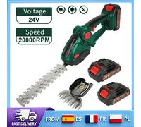 Taille-haie électrique portatif sans fil, coupe-herbe, design léger 750g, charge rapide, équipement de jardinage multifonctionnel Blue 1pc battery