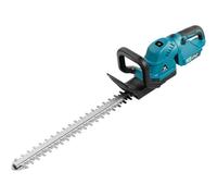 Taille-haie électrique sans fil 52 cm compatible batterie Makita 18 V (puissance de coupe de 15 mm, moteur sans balais, tête rotative à 180°, sans batterie)