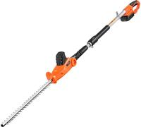 Taille-haie électrique sans fil extensible 20 V, 1 200 tr/min, avec lame de 50 cm