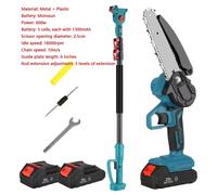 Taille-haie électrique télescopique - 3 en 1 - Sans fil - Lame de 15 cm - 18 V - Batterie incluse - Style E